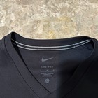 Nike Court Victory Tennis Shirt Mens Large Black Swoosh Federer Nadal Cv2982