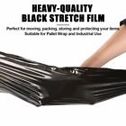 12 Rolls 5   X 1000ft 80 Gauge  Black Stretch Shrink Film Hand Wrap With Handle