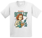 Dana Scully The X Files Tv Show Caricature Retro Look Fan T Shirt