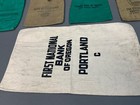 Vintage Lot 5 Sail Canvas Cloth Bank Bags Deposit  Money  Oregon  Washington
