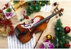 Leadzm New 4 4 Acoustic Violin Case Bow Rosin Natural