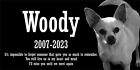 Custom Stone Memorial Grave Marker Granite Plaque Human Headstone Dog