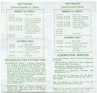 Cta Skokie Swift - 1964 Timetable No  8  world s Fastest Rapid Transit 