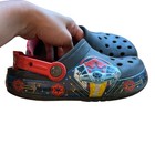Crocs Sandals J1 Youth 1 Boys Fun Lab Darth Vader Slip On Clogs Black Red 