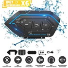 Motorcycle Helmet Headset Wireless Bluetooth Headphone Speaker Hands-free X6 New