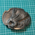Vintage 1986 Sishiyou American Eagle Pewter Belt Buckle T-30 Williams  Oregon