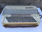 Vintage Frontalini Piano Accordion Made In Italy 41 Key 120 Bass Works Great 
