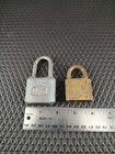 Lot Of 2 Vintage Antique Padlocks Corbin   Ilco Made Usa No Keys Good Shape 2u