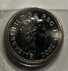 Great Britain 5 Pence 2000 - Thistle Plant - Scotland - Brilliant Uncirculated