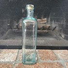 W L Weller   Sons Distillers Louisville Ky Bottle With Stopper Rare One  Aqua