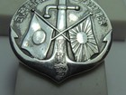 Ww2 Imperial Rule Assistance Association Badge Officer Wwii Japan Silver Medal