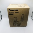 Panasonic Cordless Phone Answering Machine Expandable Call Block 2 Handset Black