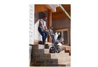 Foldable Mobile Miter Saw Stand With Mounting Braces With Wheels  Model Ac9946