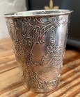 Antique Ludwig Neresheimer German Hanau 3 Inch Repousse Silver Cup