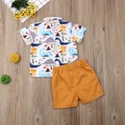 Toddler Kids Baby Boy Clothes Set Sports Short Sleeve Tops Shorts Outfits