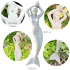 39  mermaid Statue Wall Mounted Decor Sculpture Outdoor Garden Home Decor Gift
