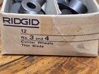 Box Of 12 Ridgid Pipe Cutter Wheel 3 And 4 Replacement Original New