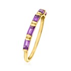 Pure Collection By Ross-simons 0 40 Ct  T w  Amethyst Ring In 14kt Yellow Gold