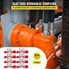 8 Sets 1 2  Npt Skid Steer Flat Face Hydraulic Quick Connect Couplers For Bobcat