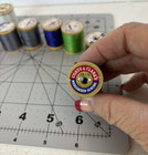 Vintage Coats   Clarks Sewing Thread Lot Of 9 Wooden Spools Multicolors