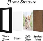 Black 12x12 Picture Frame Set Of 2  High Transparent Picture Frames For 12 X 12