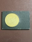 1972 Eisenhower Dollar Us  1 Coin Apollo 11 Moon Eagle Gold Plated