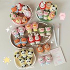 Crochet Animal Keychain  Handmade Plush Amigurumi Bag Charm  Cute Gift For Her