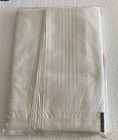 8 Pack Men   s White Handkerchiefs All Cotton   Vintage    