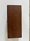 Vintage Brass Balance Scale Weight Set In Wood Box Apothecary   Laboratory