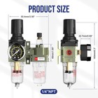 Npt 1 4 Air Regulator With Gauge air Compressor Water Separator With Accessor   