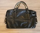 Vintage Calvin Klein Classic Black Leather Handbag
