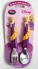 Disney   Tangled   Princess Rapunzel Spoon   Fork Meal Time Magic Flatware Set