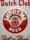 Vintage 1938 Dutch Club Supreme Beer Metal Tray - Pittsburgh Brewing Co  Pre-war