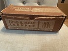 Vintage Universal Food   Meat Chopper Box   Instructions No  1551 Climax 51