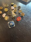 Lot Of Assorted 18 Buttons And Zipper Pulls Vintage Style Designer Gucci Chanel