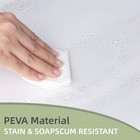 Bathroom Heavy Duty Shower Curtain - Waterproof Clear Shower Curtain Liner 10g P