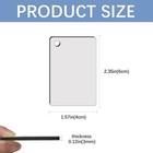 240pcs Sublimation Keychain Blanks Double Sides 80 Mdf Sublimation Keychains