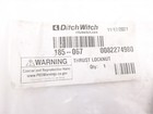 Genuine Oem Ditch Witch 185-067 Thrust Locknut