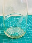 Pure Milk Glass Bottle Dairy Embossed One Pint Milk Jug Vintage