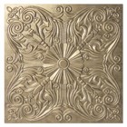 Art3d 12pcs Decorative Ceiling Tile 2x2 Glue Up  Spanish Floral covering 48sq ft