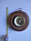 Vintage Compensated English Wall Barometer Nautical Wood Mounting