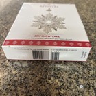 2017 Hallmark Keepsake Christmas Ornament - Snowflake White Porcelain