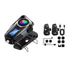 Bluetooth Headset Motorcycle Intercom Helmet Lcd Waterproof Maximum 32g