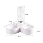 1pc 2-in-1 Pet Food Water Bowl Automatic Drinking Feeder Cat Dog Dish    New