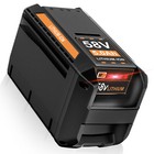 2x 58v 5 0ah Lithium-ion Battery For Echo Cbp-58v40 Cbp-58v2ah Cht-58v Cdst-58v