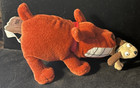 1999 Series 3 Meanies Dog Eat Dog 4  Tall 7  Long Stuffed Beanie Idea Factory