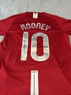 Wayne Rooney Signed Manchester United Ucl Final Soccer Jersey With Beckett Coa