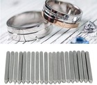 20pcs set Carbon Steel Punch  Pattern Punch Metal Stamp Punch Hole Tool Stamp   