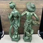 1962 Universal Statuary Corp Asian Statue Figurine Vintage Set