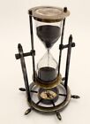 Sand Timer Hourglass Brass Nautical Maritime Hour Glass Vintage Sand Clock Gift